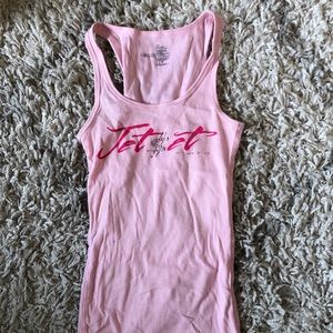 Victoria’s Secret pink ribbed tank S VEUC